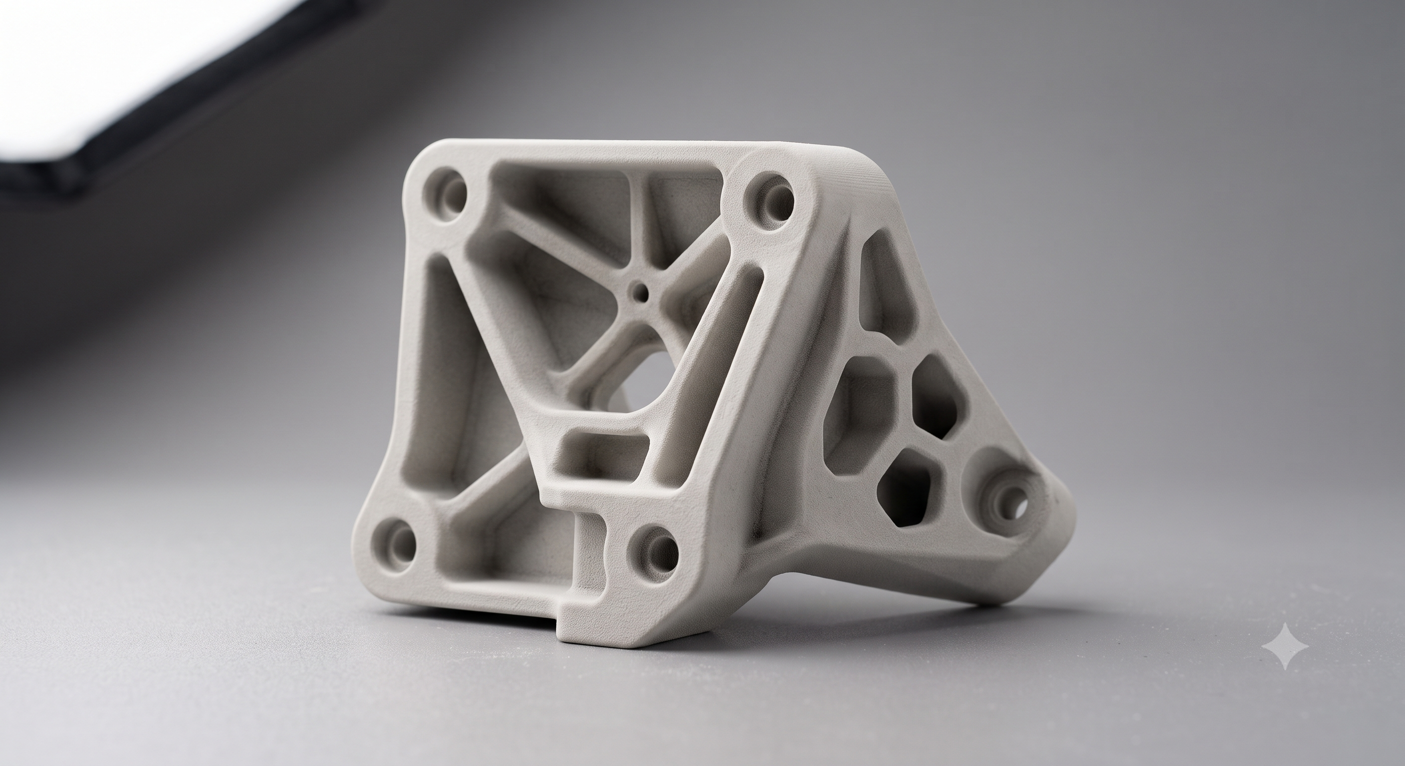SLS 3D-printed nylon part manufactured through OperGo