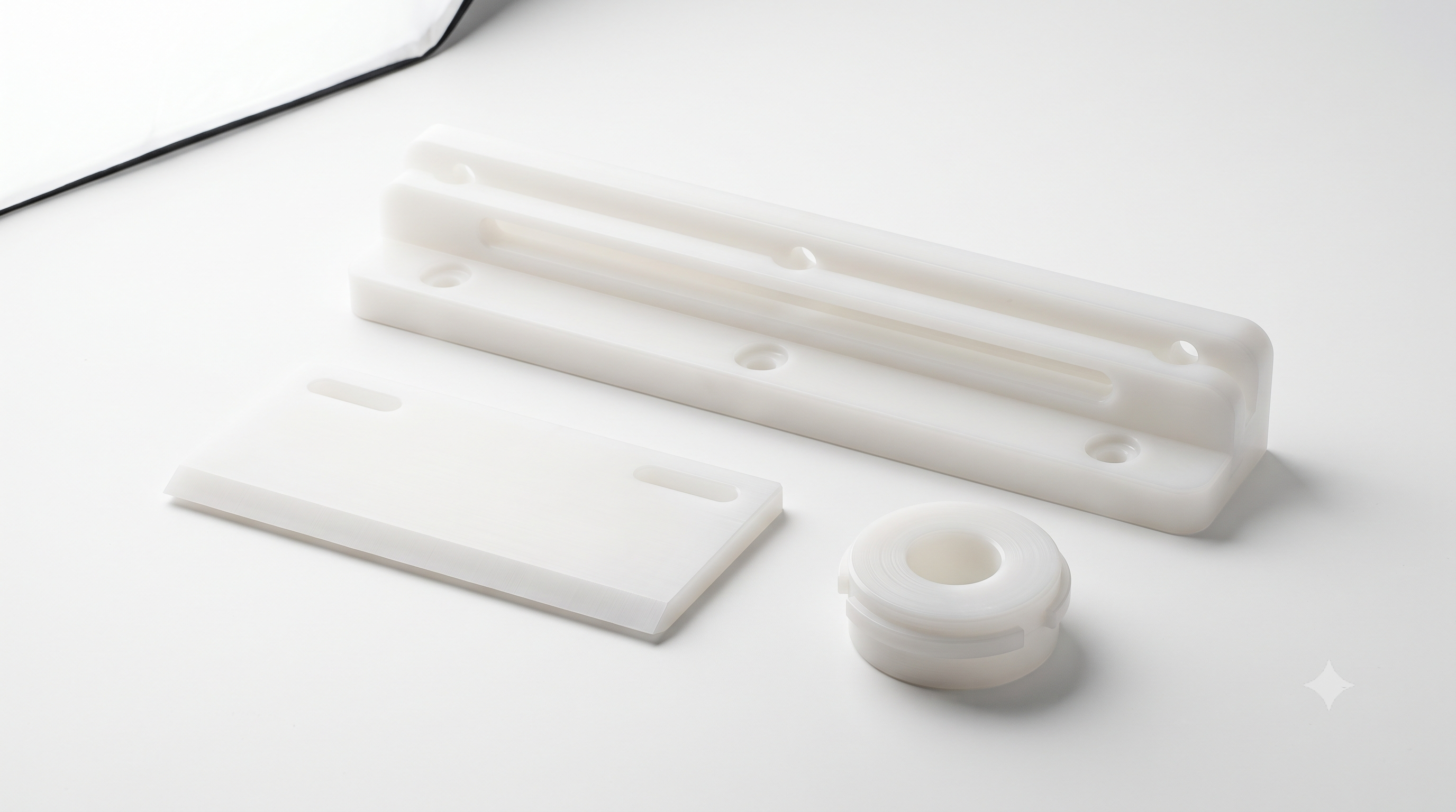 Machined food-grade HDPE parts manufactured through OperGo