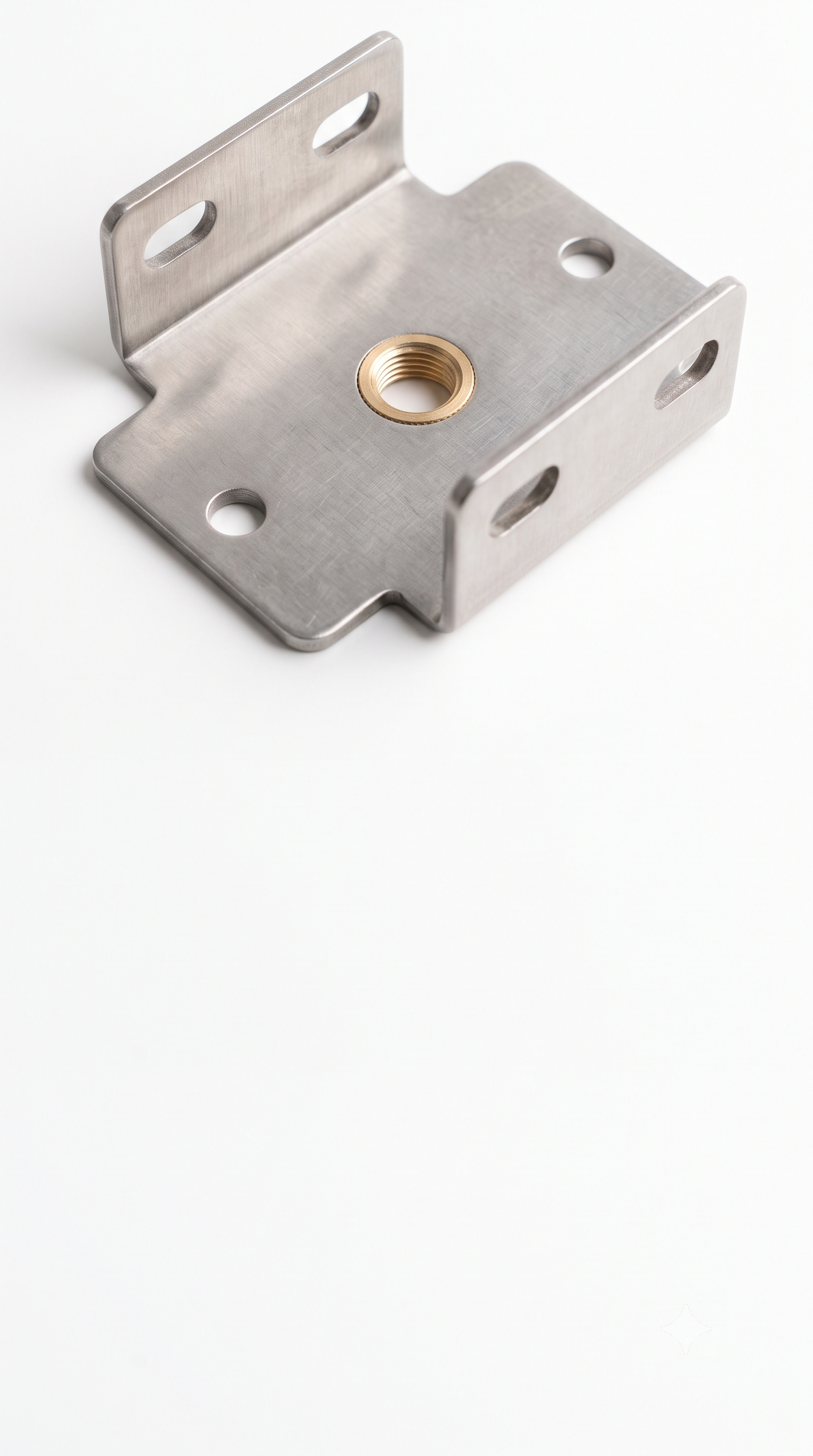 Laser-cut S235JR steel panel