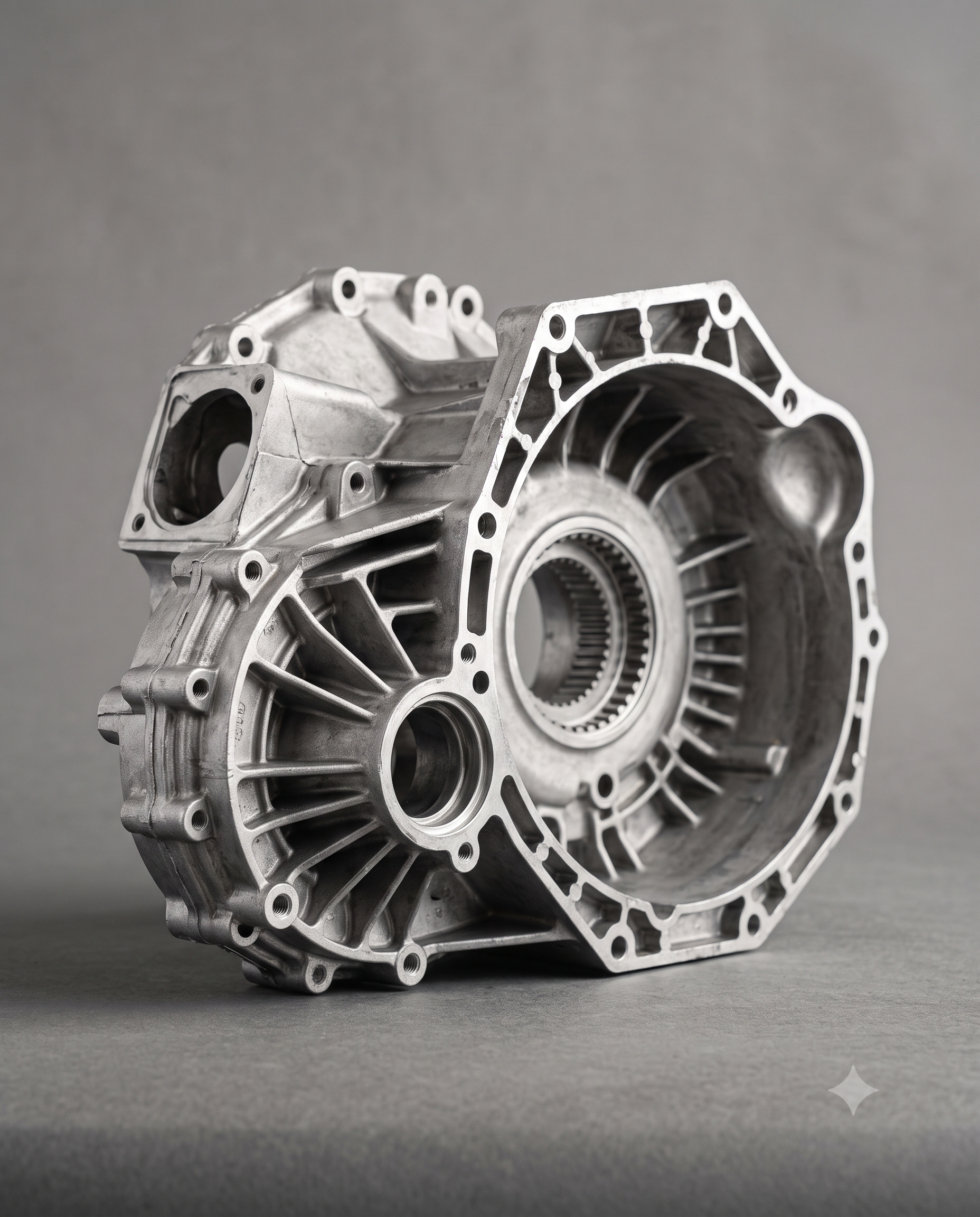Die-cast aluminum part with thin-wall complex geometry